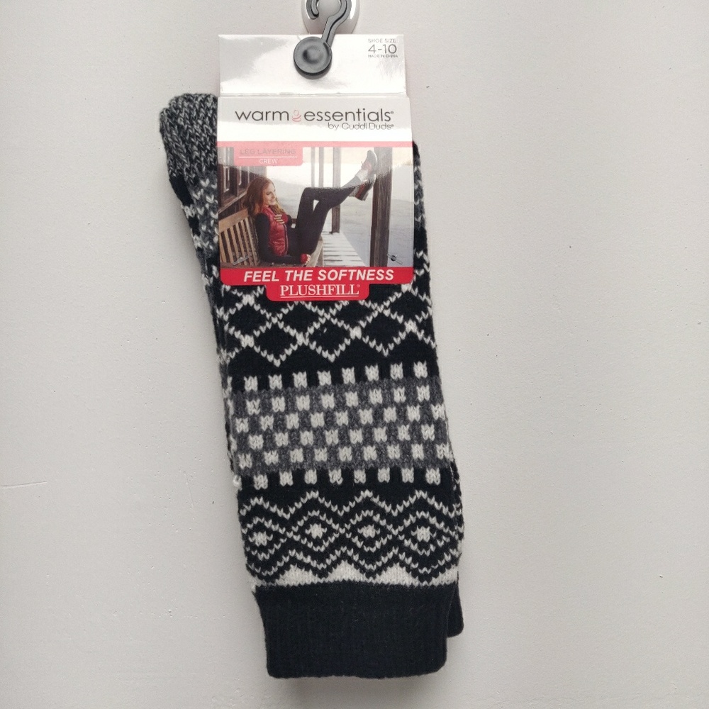 Warm Essentials by Cuddl Duds Women's Fair Isle Cr